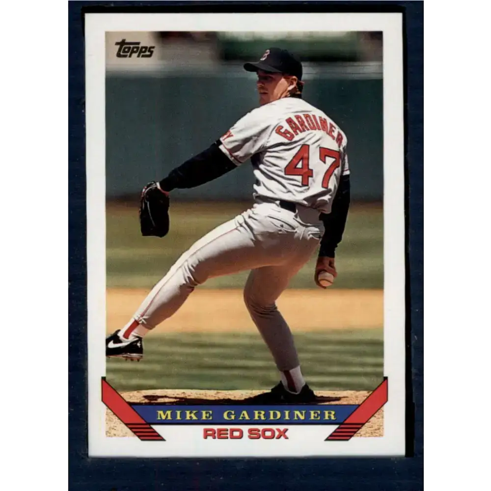1993 Topps #241 Mike Gardiner NM-MT Boston Red Sox Baseball Card - Baseball Card Single