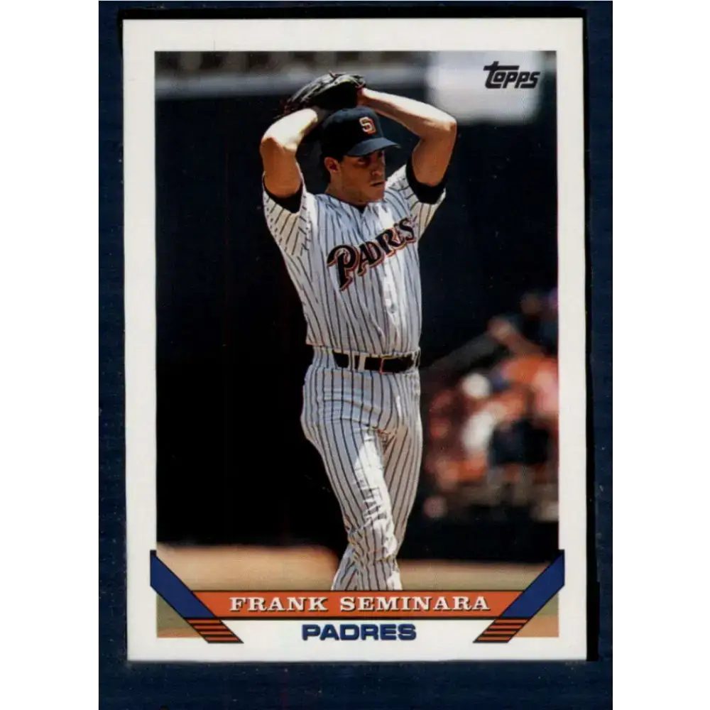 1993 Topps #247 Frank Seminara NM-MT San Diego Padres Baseball Card - Baseball Card Single