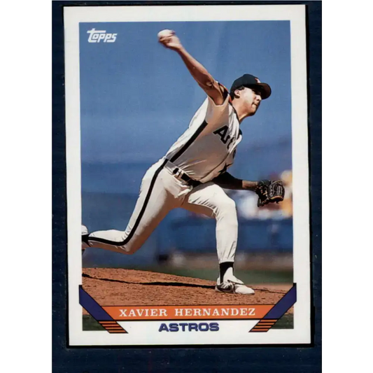 1993 Topps #252 Xavier Hernandez NM-MT Houston Astros Baseball Card