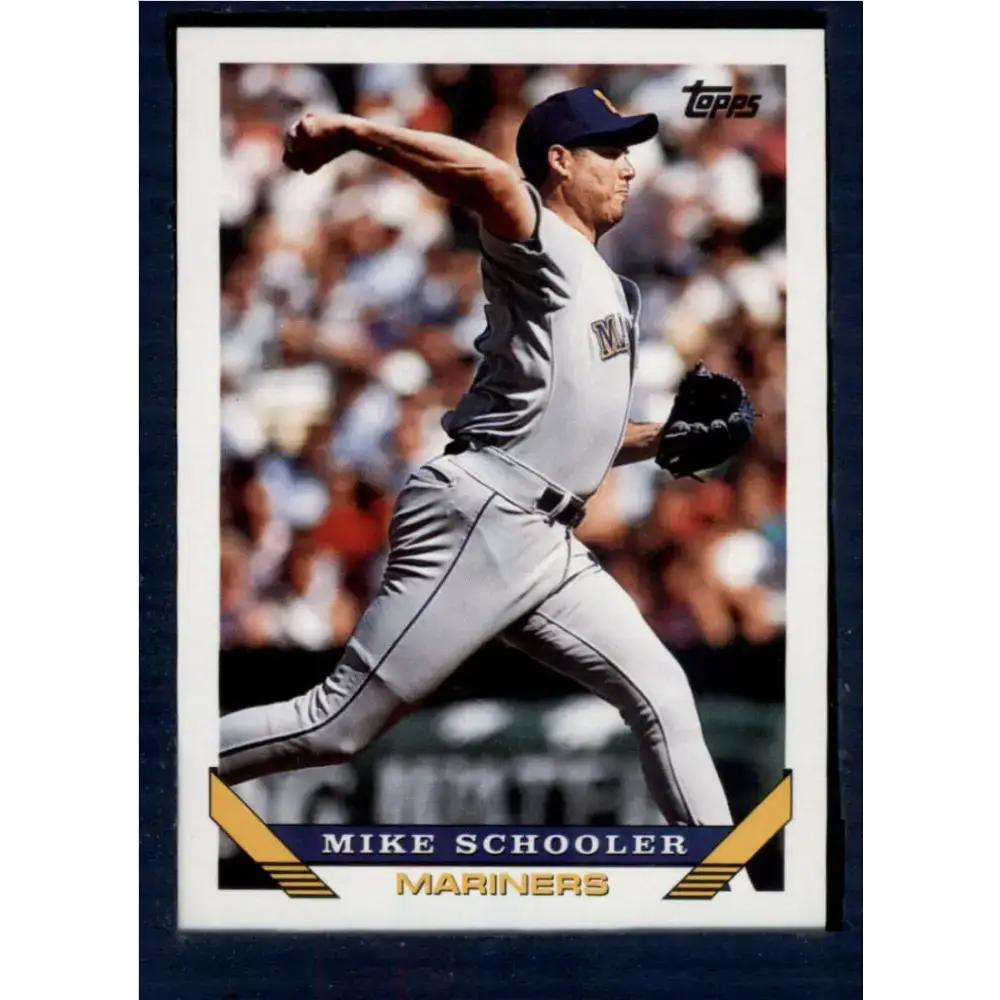 1993 Topps #258 Mike Schooler NM-MT Seattle Mariners Baseball Card - Baseball Card Single