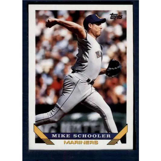 1993 Topps #258 Mike Schooler NM-MT Seattle Mariners Baseball Card