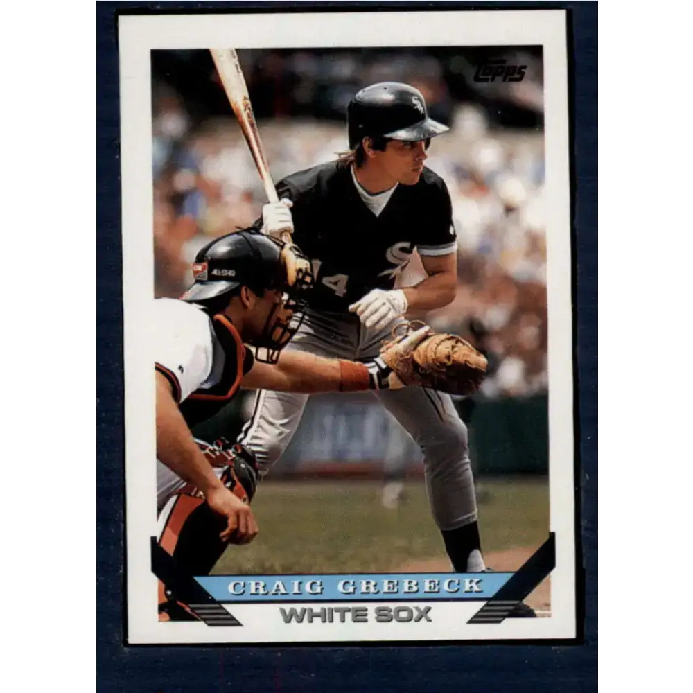 1993 Topps #259 Craig Grebeck NM-MT Chicago White Sox Baseball Card - Baseball Card Single
