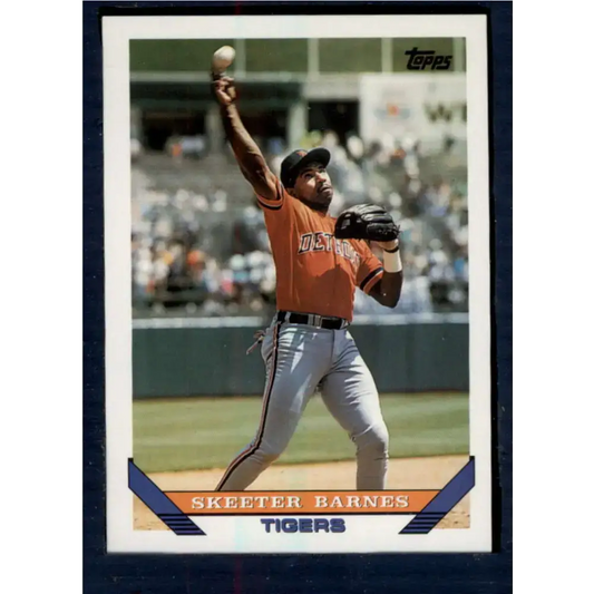 1993 Topps #26 Skeeter Barnes NM-MT Detroit Tigers Baseball Card