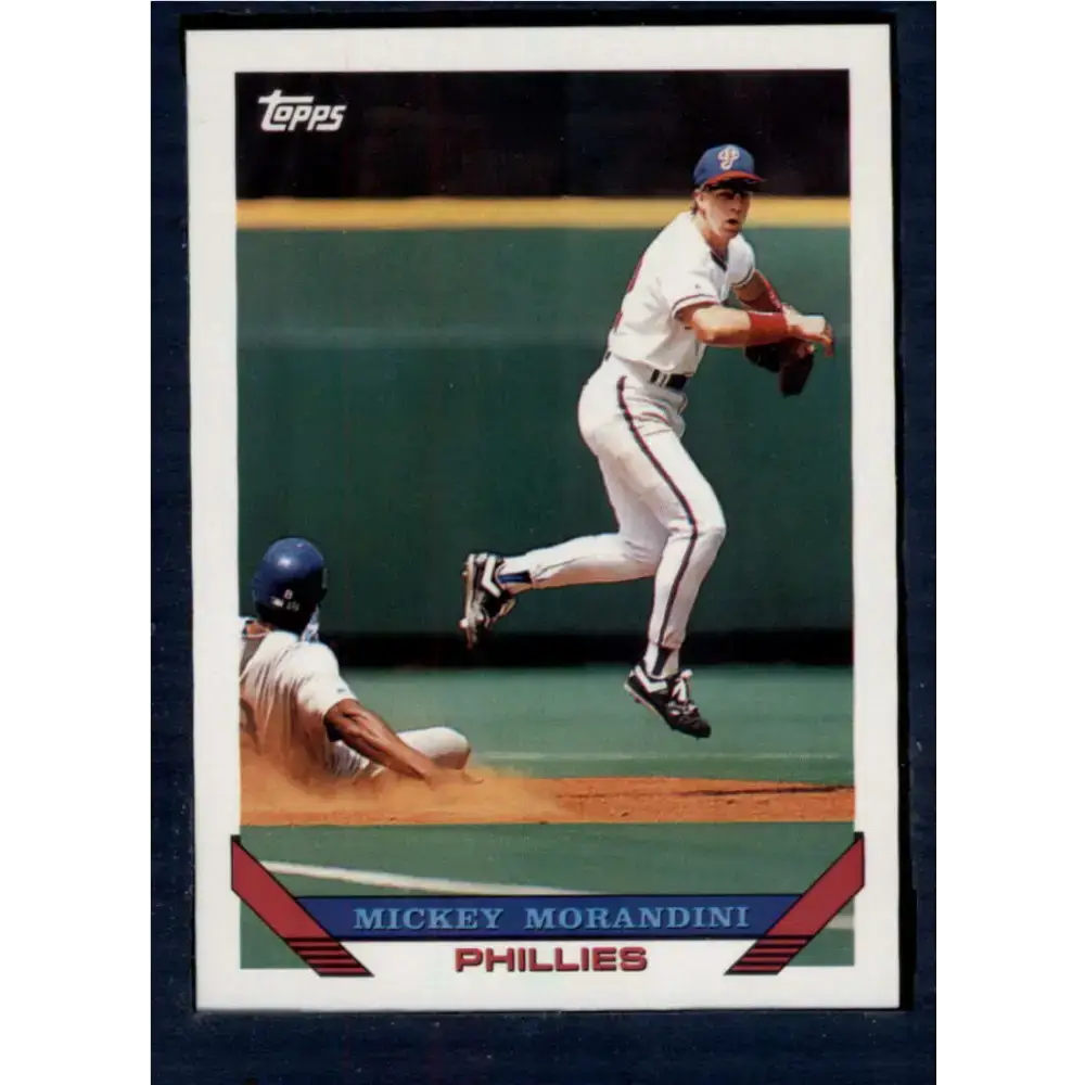 1993 Topps #262 Mickey Morandini NM-MT Philadelphia Phillies Baseball Card - Baseball Card Single