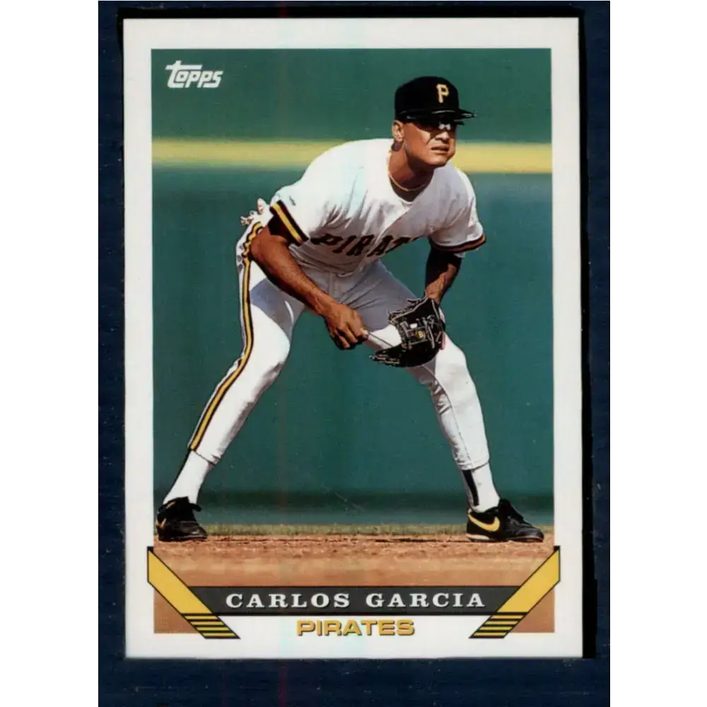 1993 Topps #27 Carlos Garcia NM-MT Pittsburgh Pirates Baseball Card - Baseball Card Single