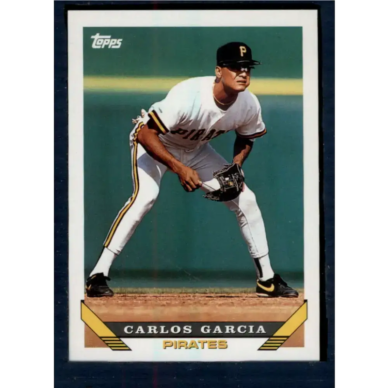 1993 Topps #27 Carlos Garcia NM-MT Pittsburgh Pirates Baseball Card - Baseball Card Single
