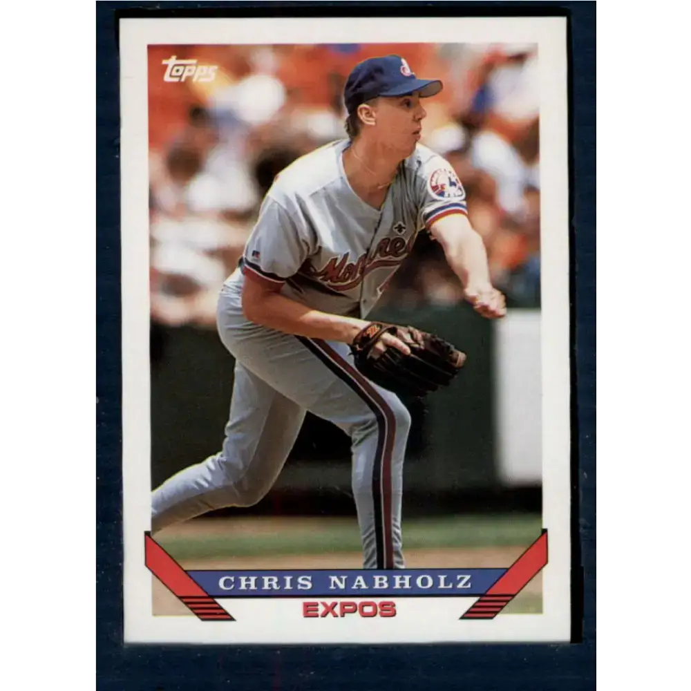 1993 Topps #278 Chris Nabholz NM-MT Montreal Expos Baseball Card - Baseball Card Single