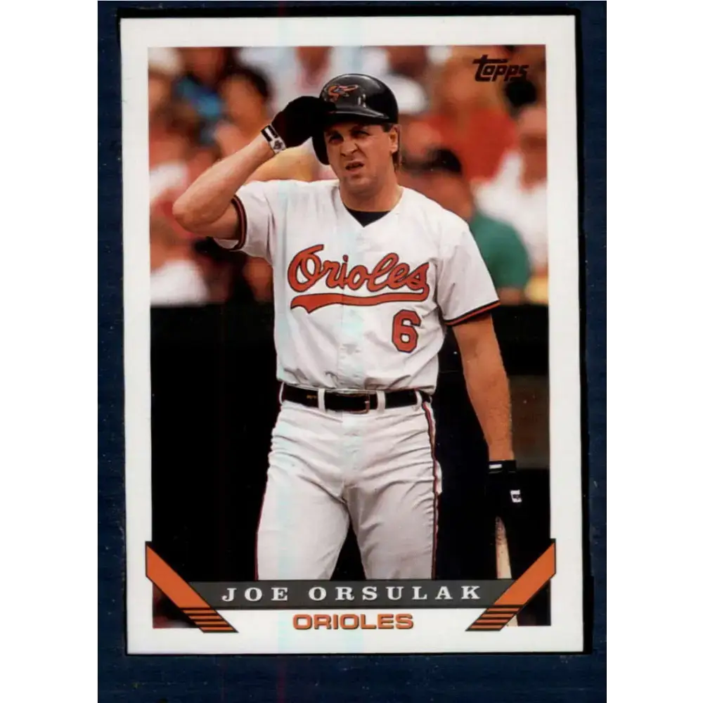 1993 Topps #28 Joe Orsulak NM-MT Baltimore Orioles Baseball Card - Baseball Card Single