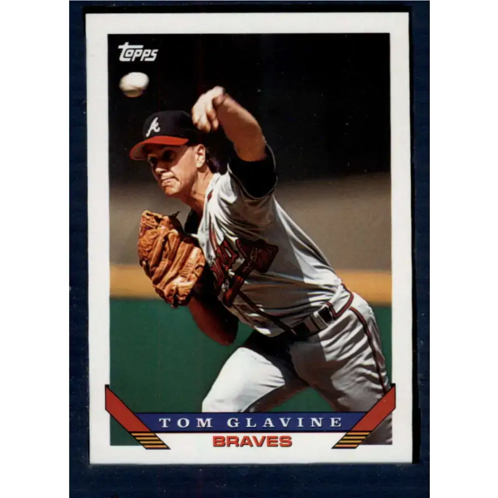 1993 Topps #280 Tom Glavine NM-MT Atlanta Braves Baseball Card - Baseball Card Single