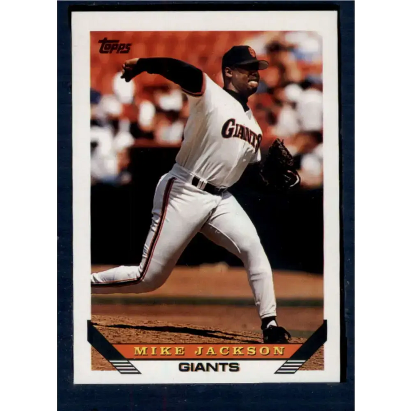 1993 Topps #283 Mike Jackson NM-MT San Francisco Giants Baseball Card - Baseball Card Single