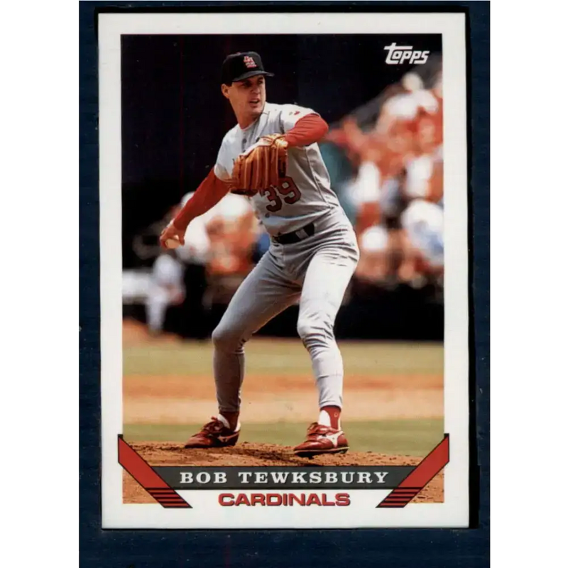 1993 Topps #285 Bob Tewksbury NM-MT St. Louis Cardinals Baseball Card - Baseball Card Single
