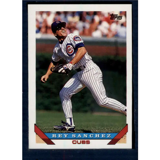 1993 Topps #292 Rey Sanchez NM-MT Chicago Cubs Baseball Card