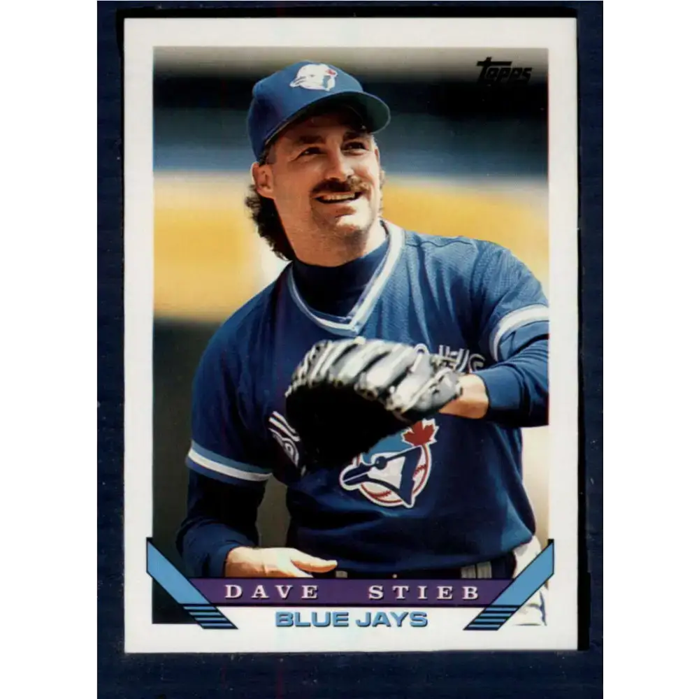 1993 Topps #295 Dave Stieb NM-MT Toronto Blue Jays Baseball Card - Baseball Card Single