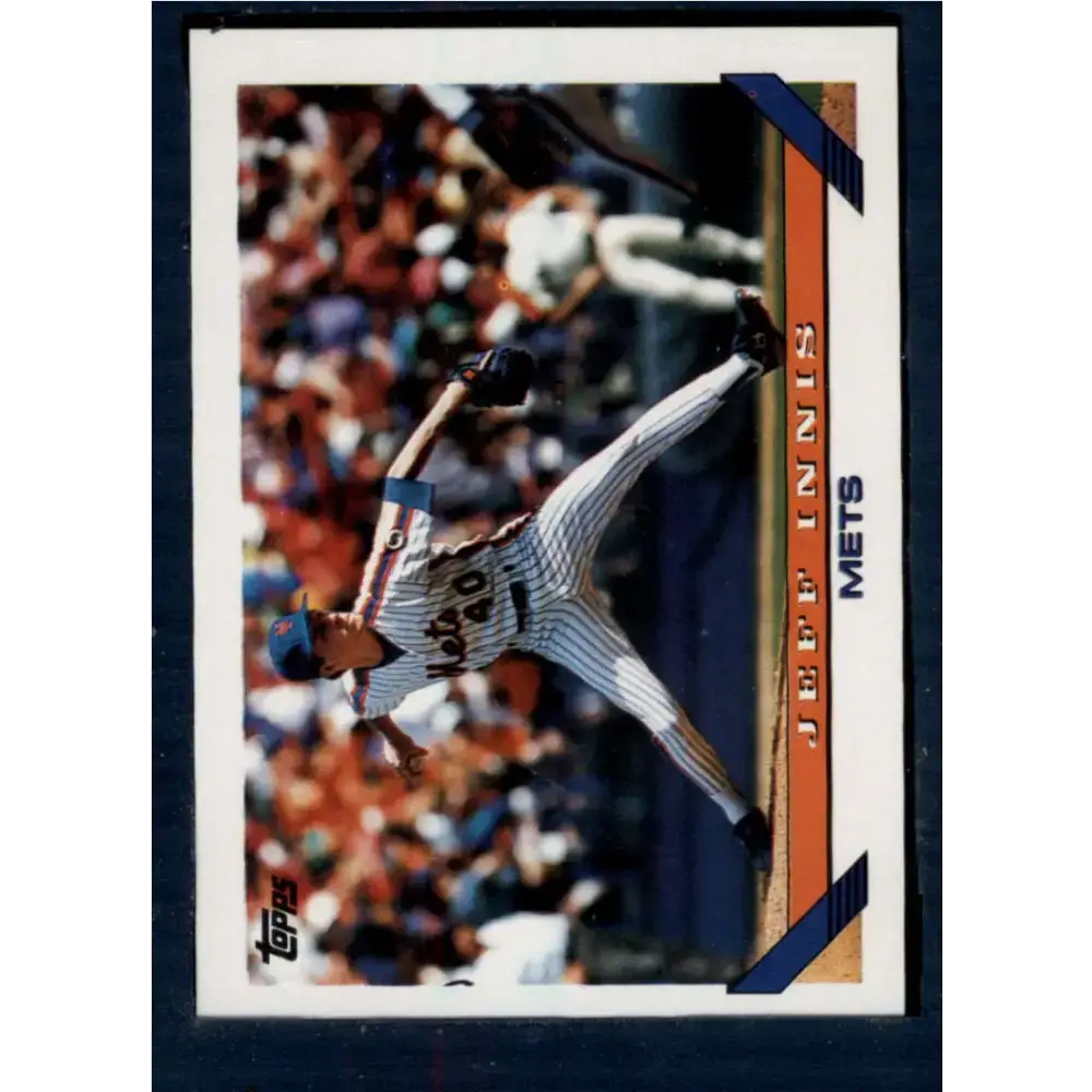 1993 Topps #297 Jeff Innis NM-MT New York Mets Baseball Card - Baseball Card Single
