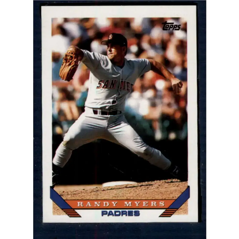 1993 Topps #302 Randy Myers NM-MT San Diego Padres Baseball Card - Baseball Card Single