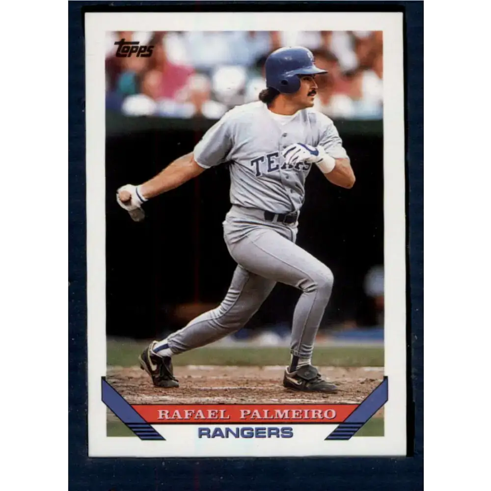 1993 Topps #305 Rafael Palmeiro NM-MT Texas Rangers Baseball Card - Baseball Card Single