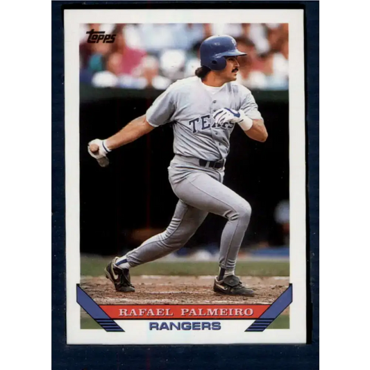 1993 Topps #305 Rafael Palmeiro NM-MT Texas Rangers Baseball Card - Baseball Card Single