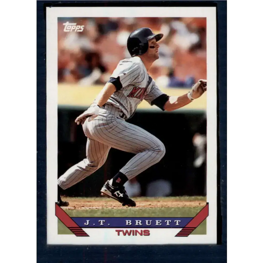 1993 Topps #309 J.T. Bruett NM-MT Minnesota Twins Baseball Card