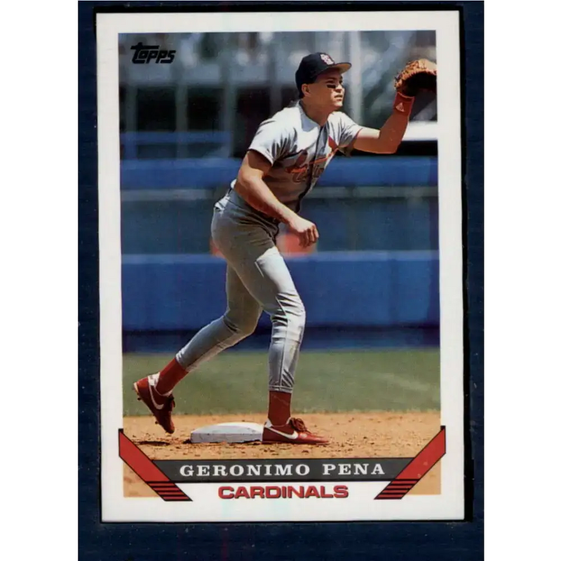 1993 Topps #312 Geronimo Pena NM-MT St. Louis Cardinals Baseball Card - Baseball Card Single