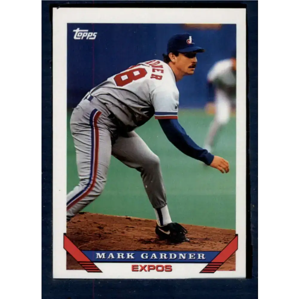 1993 Topps #314 Mark Gardner NM-MT Montreal Expos Baseball Card - Baseball Card Single