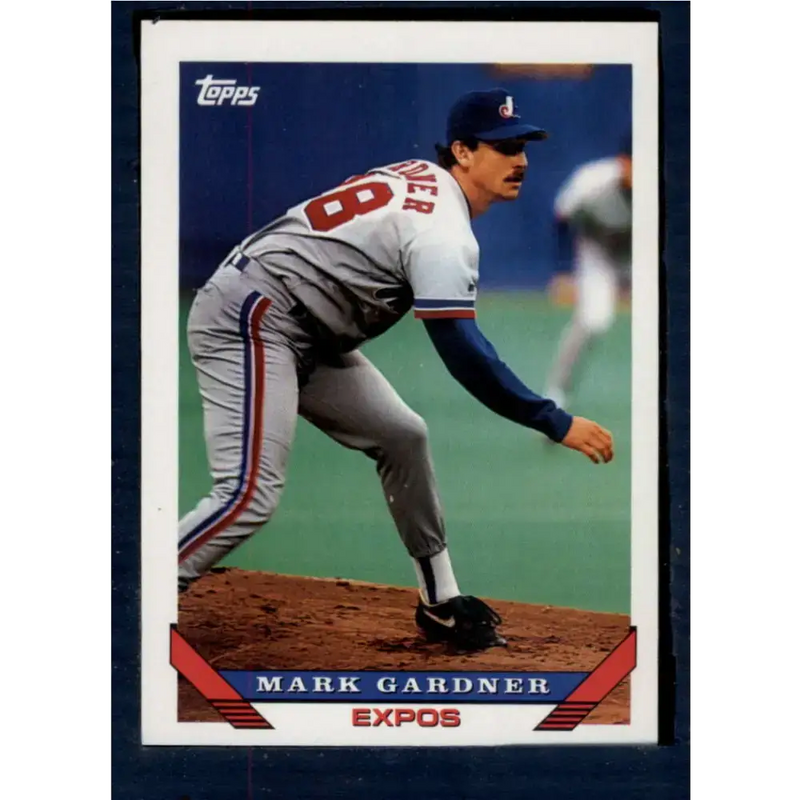 1993 Topps #314 Mark Gardner NM-MT Montreal Expos Baseball Card - Baseball Card Single