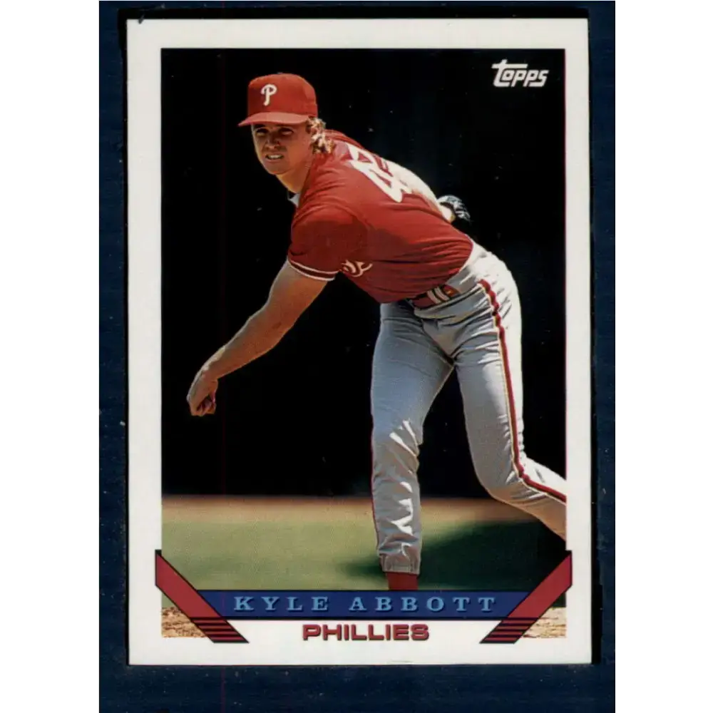 1993 Topps #317 Kyle Abbott NM-MT Philadelphia Phillies Baseball Card