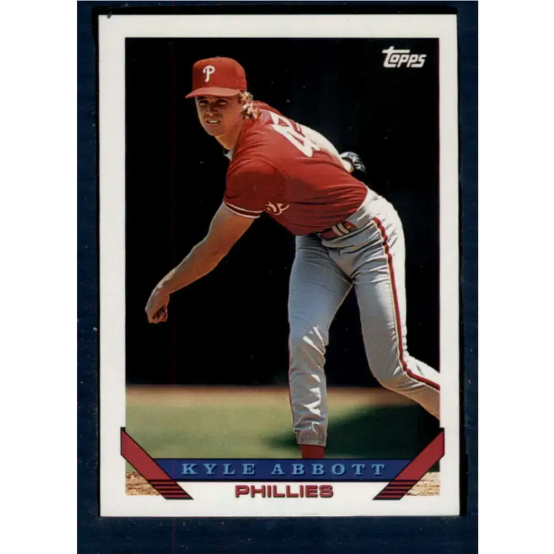 1993 Topps #317 Kyle Abbott NM-MT Philadelphia Phillies Baseball Card