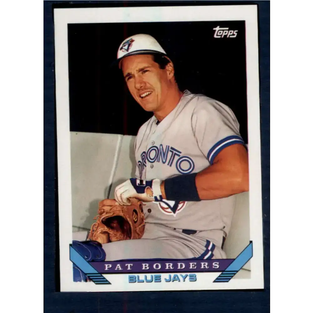1993 Topps #322 Pat Borders NM-MT Toronto Blue Jays Baseball Card - Baseball Card Single