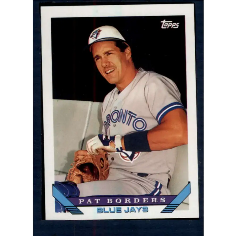 1993 Topps #322 Pat Borders NM-MT Toronto Blue Jays Baseball Card - Baseball Card Single