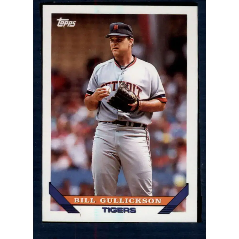1993 Topps #325 Bill Gullickson NM-MT Detroit Tigers Baseball Card - Baseball Card Single