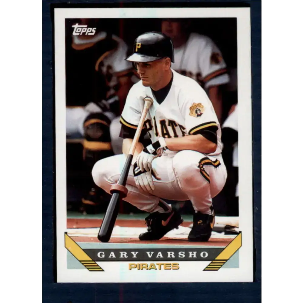 1993 Topps #326 Gary Varsho NM-MT Pittsburgh Pirates Baseball Card - Baseball Card Single