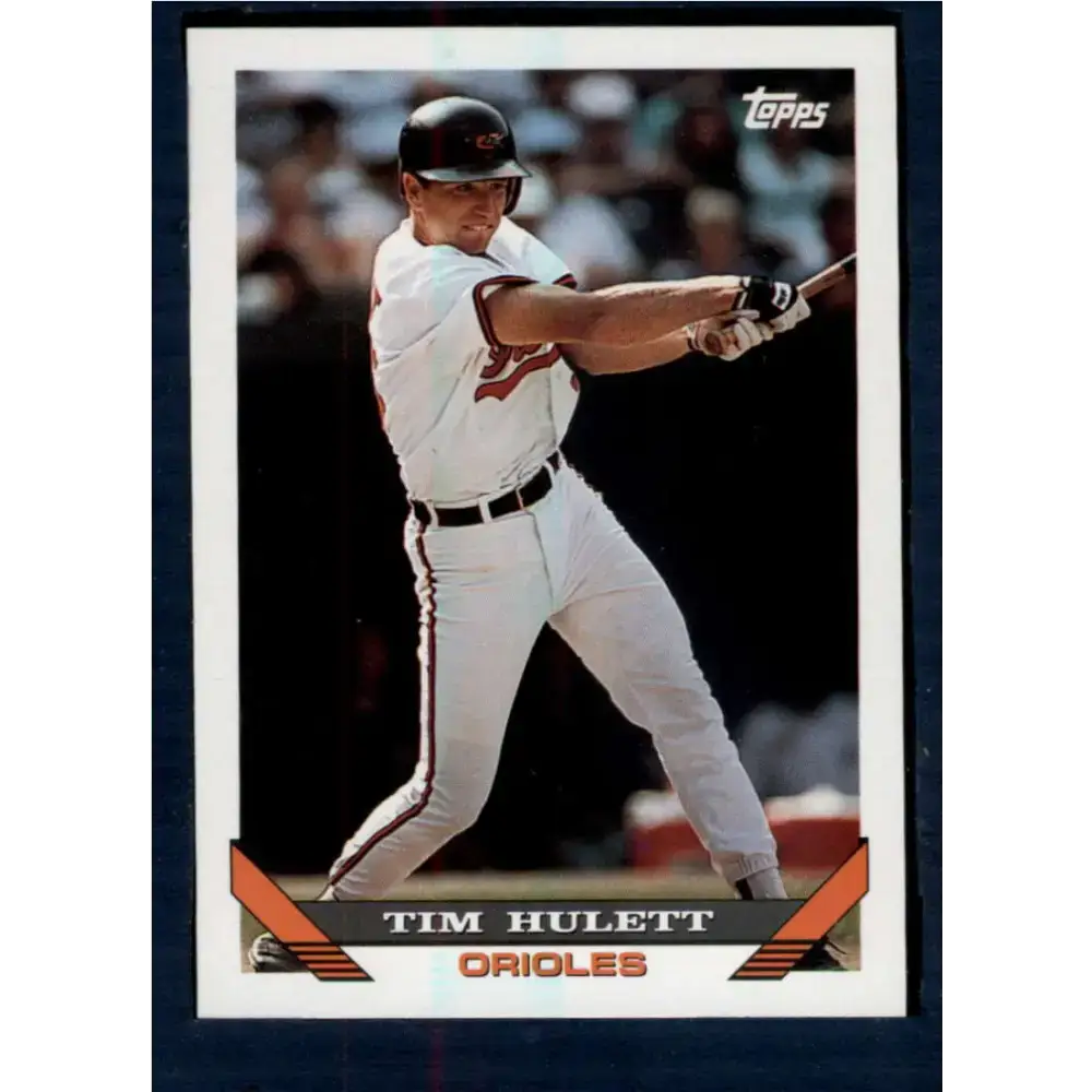 1993 Topps #327 Tim Hulett NM-MT Baltimore Orioles Baseball Card - Baseball Card Single