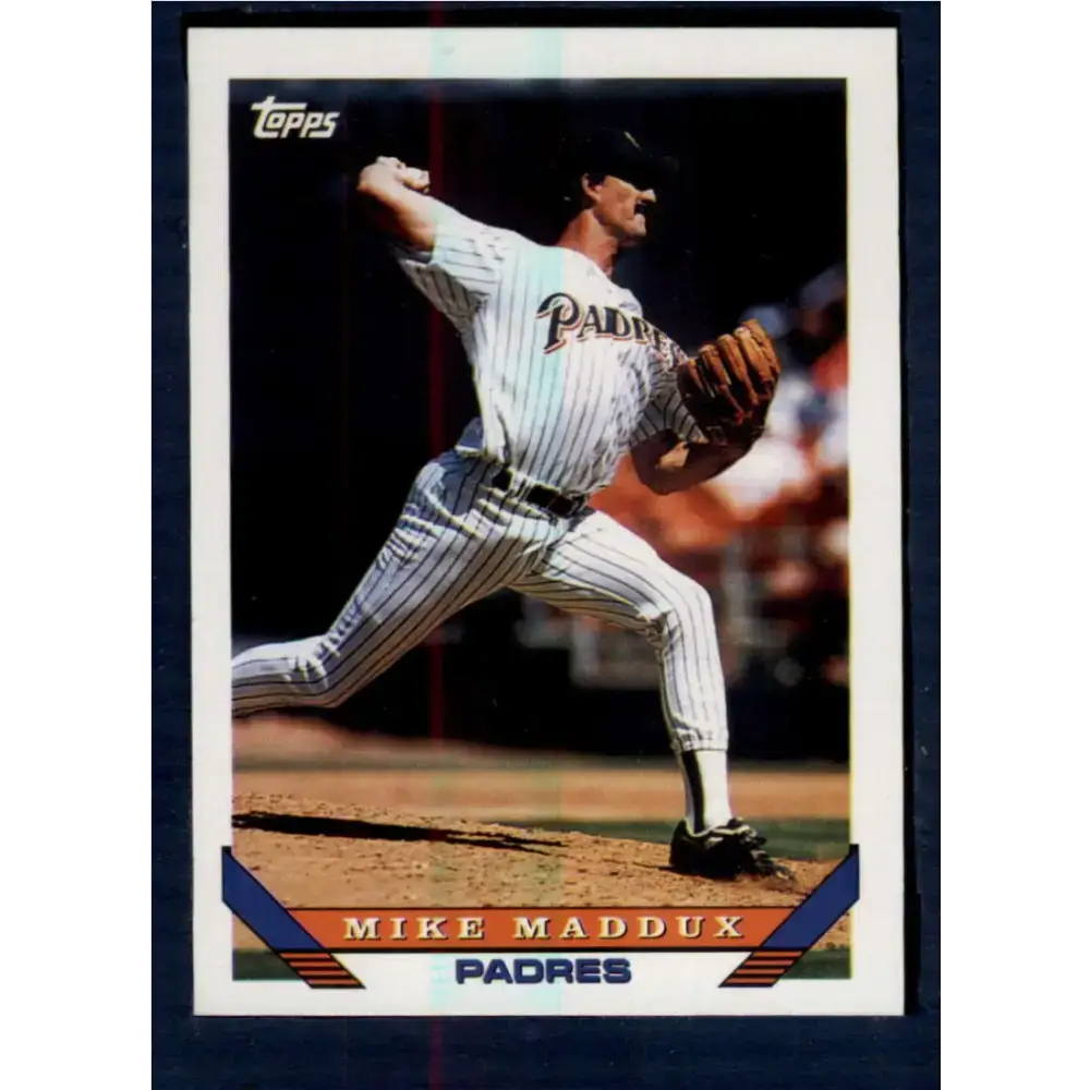 1993 Topps #329 Mike Maddux NM-MT San Diego Padres Baseball Card - Baseball Card Single
