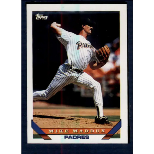 1993 Topps #329 Mike Maddux NM-MT San Diego Padres Baseball Card - Baseball Card Single