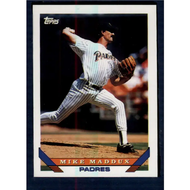 1993 Topps #329 Mike Maddux NM-MT San Diego Padres Baseball Card - Baseball Card Single