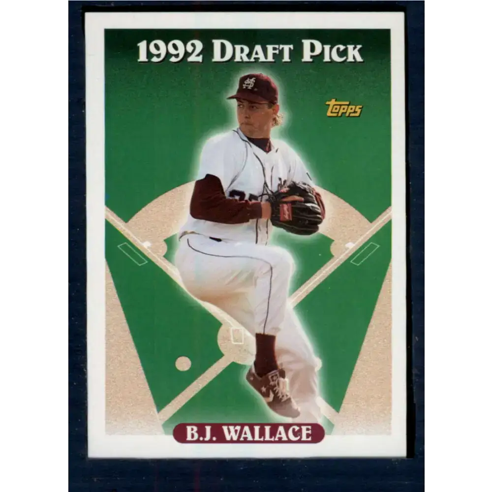 1993 Topps #33 B.J. Wallace NM-MT RC Rookie Montreal Expos Baseball Card - Baseball Card Single