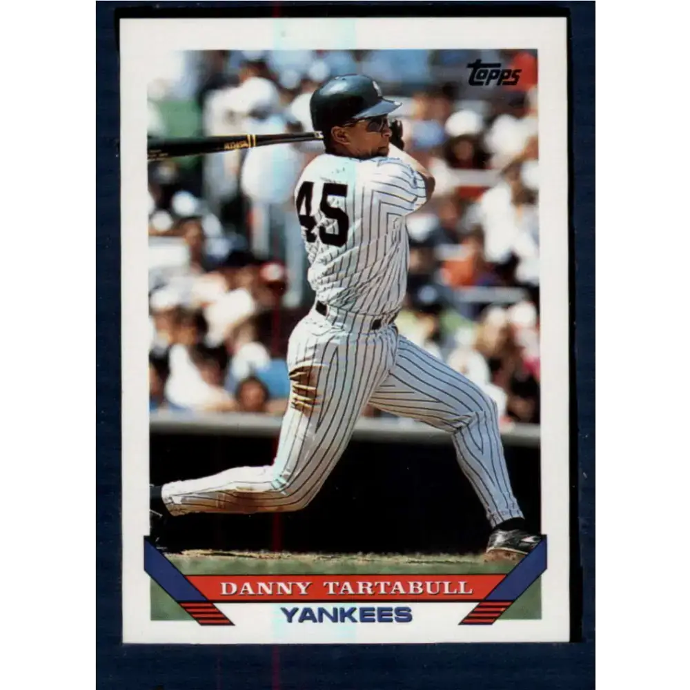 1993 Topps #330 Danny Tartabull NM-MT New York Yankees Baseball Card - Baseball Card Single