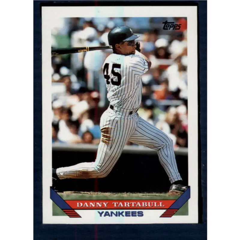 1993 Topps #330 Danny Tartabull NM-MT New York Yankees Baseball Card - Baseball Card Single
