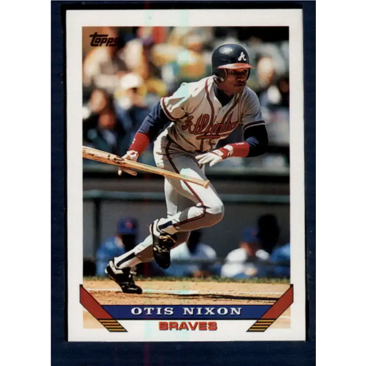 1993 Topps #333 Otis Nixon NM-MT Atlanta Braves Baseball Card