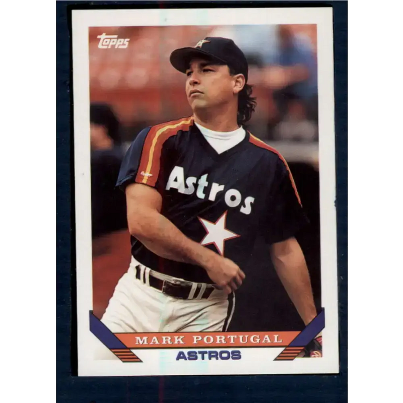 1993 Topps #335 Mark Portugal NM-MT Houston Astros Baseball Card - Baseball Card Single