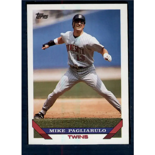 1993 Topps #336 Mike Pagliarulo NM-MT Minnesota Twins Baseball Card