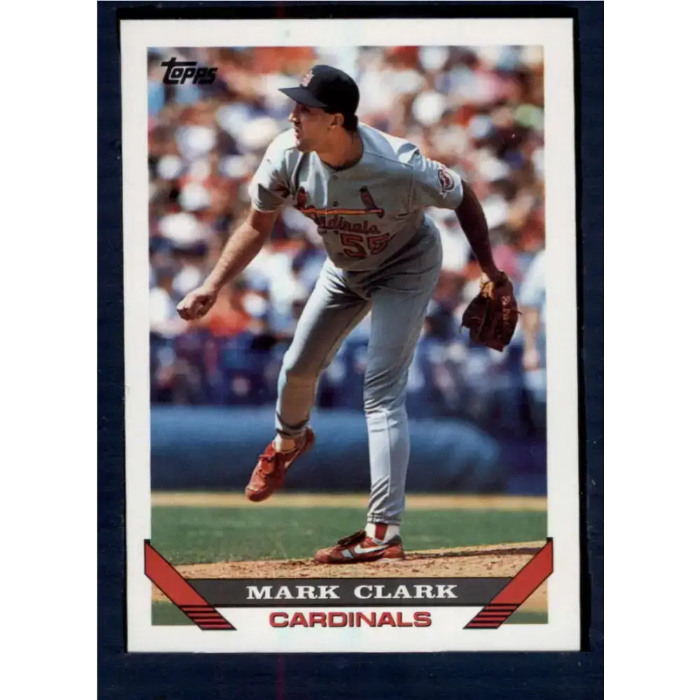 1993 Topps #339 Mark Clark NM-MT St. Louis Cardinals Baseball Card - Baseball Card Single