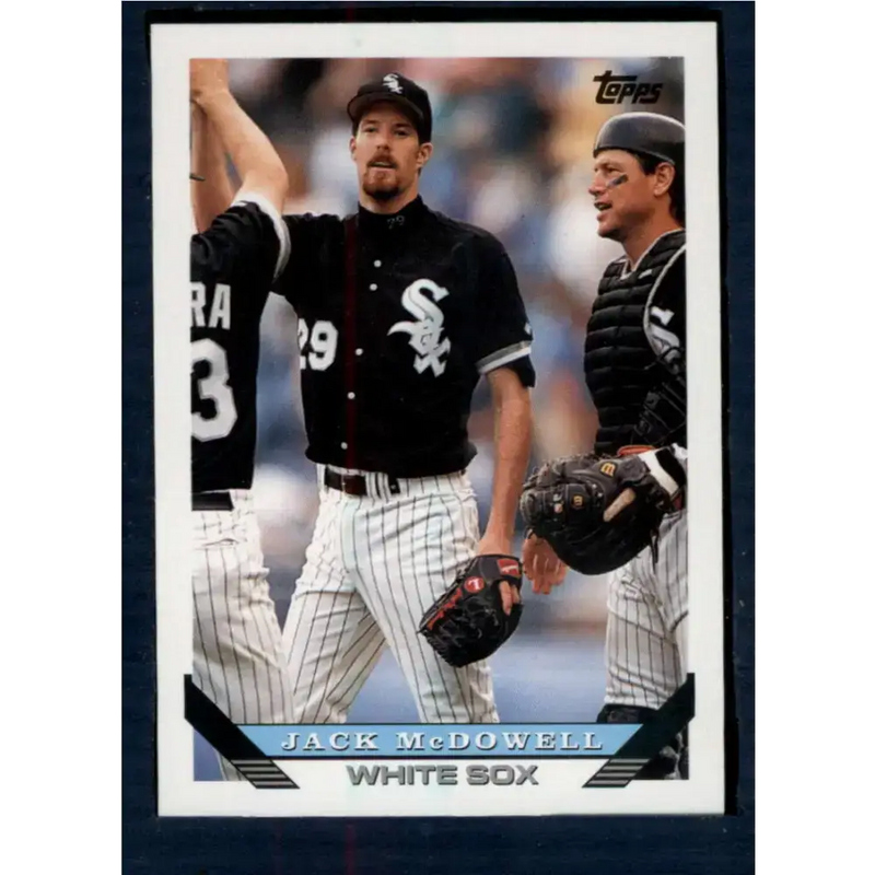 1993 Topps #344 Jack McDowell NM-MT Chicago White Sox Baseball Card - Baseball Card Single
