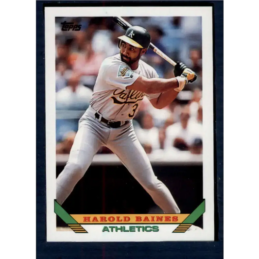 1993 Topps #345 Harold Baines NM-MT Oakland Athletics Baseball Card