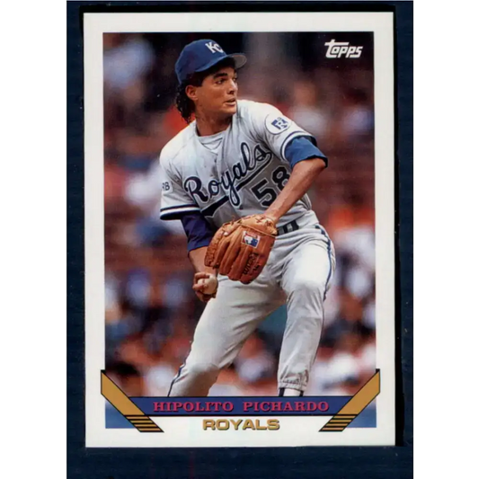 1993 Topps #349 Hipolito Pichardo NM-MT Kansas City Royals Baseball Card - Baseball Card Single