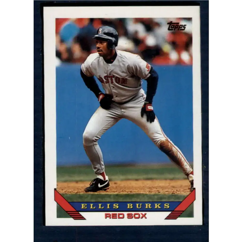 1993 Topps #351 Ellis Burks NM-MT Boston Red Sox Baseball Card - Baseball Card Single