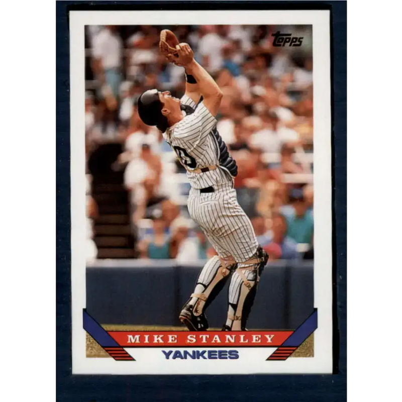 1993 Topps #359 Mike Stanley NM-MT New York Yankees Baseball Card - Baseball Card Single