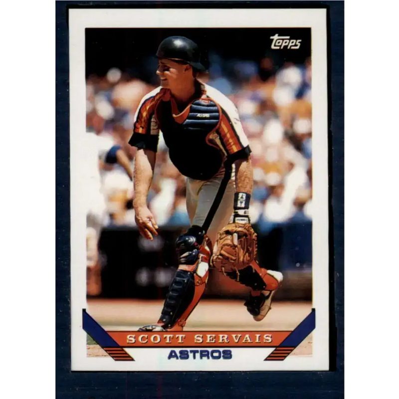 1993 Topps #36 Scott Servais NM-MT Houston Astros Baseball Card - Baseball Card Single