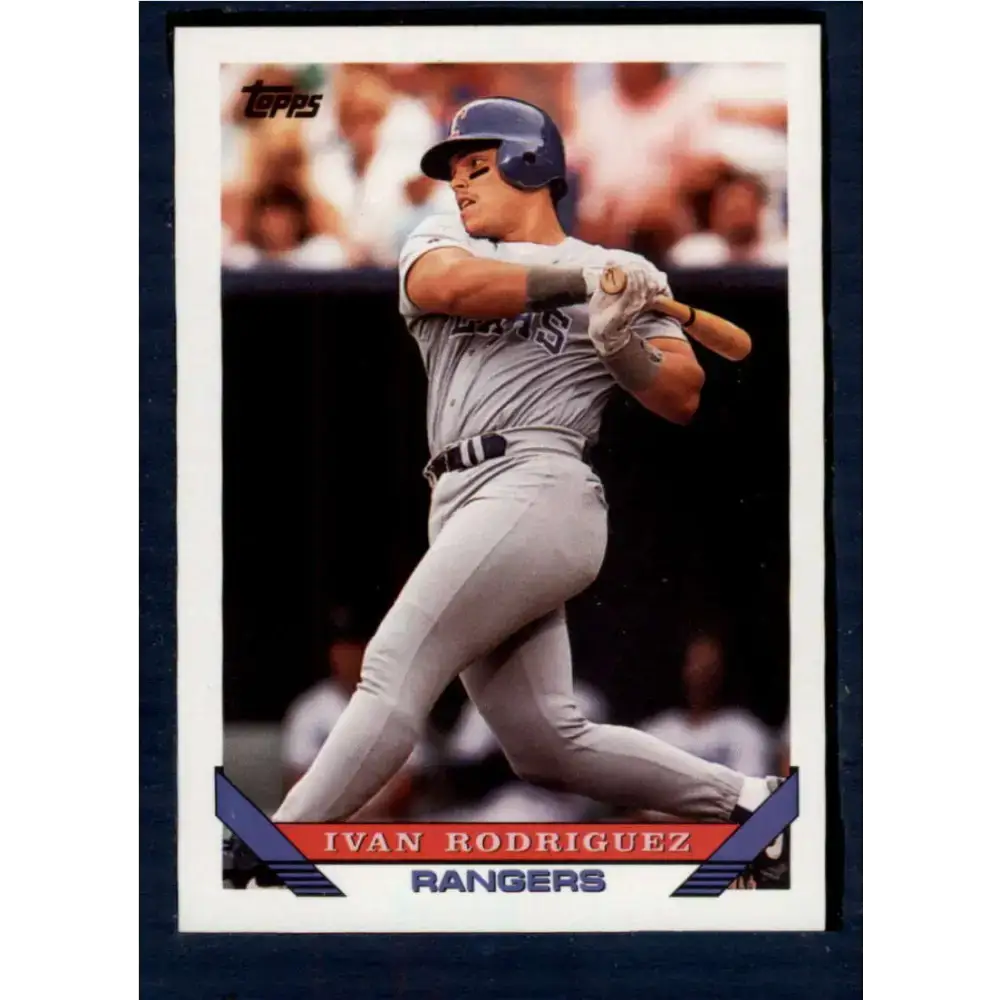 1993 Topps #360 Ivan Rodriguez NM-MT Texas Rangers Baseball Card - Baseball Card Single
