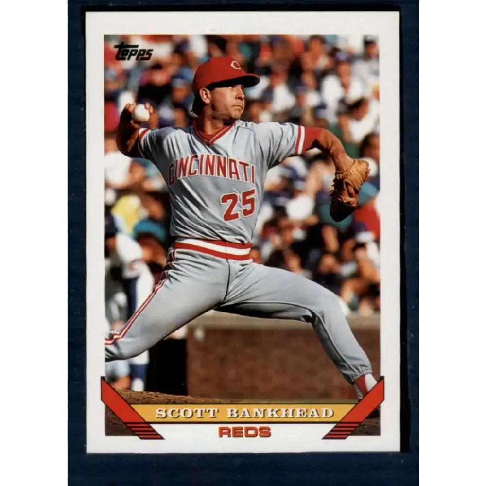 1993 Topps #361 Scott Bankhead NM-MT Cincinnati Reds Baseball Card - Baseball Card Single